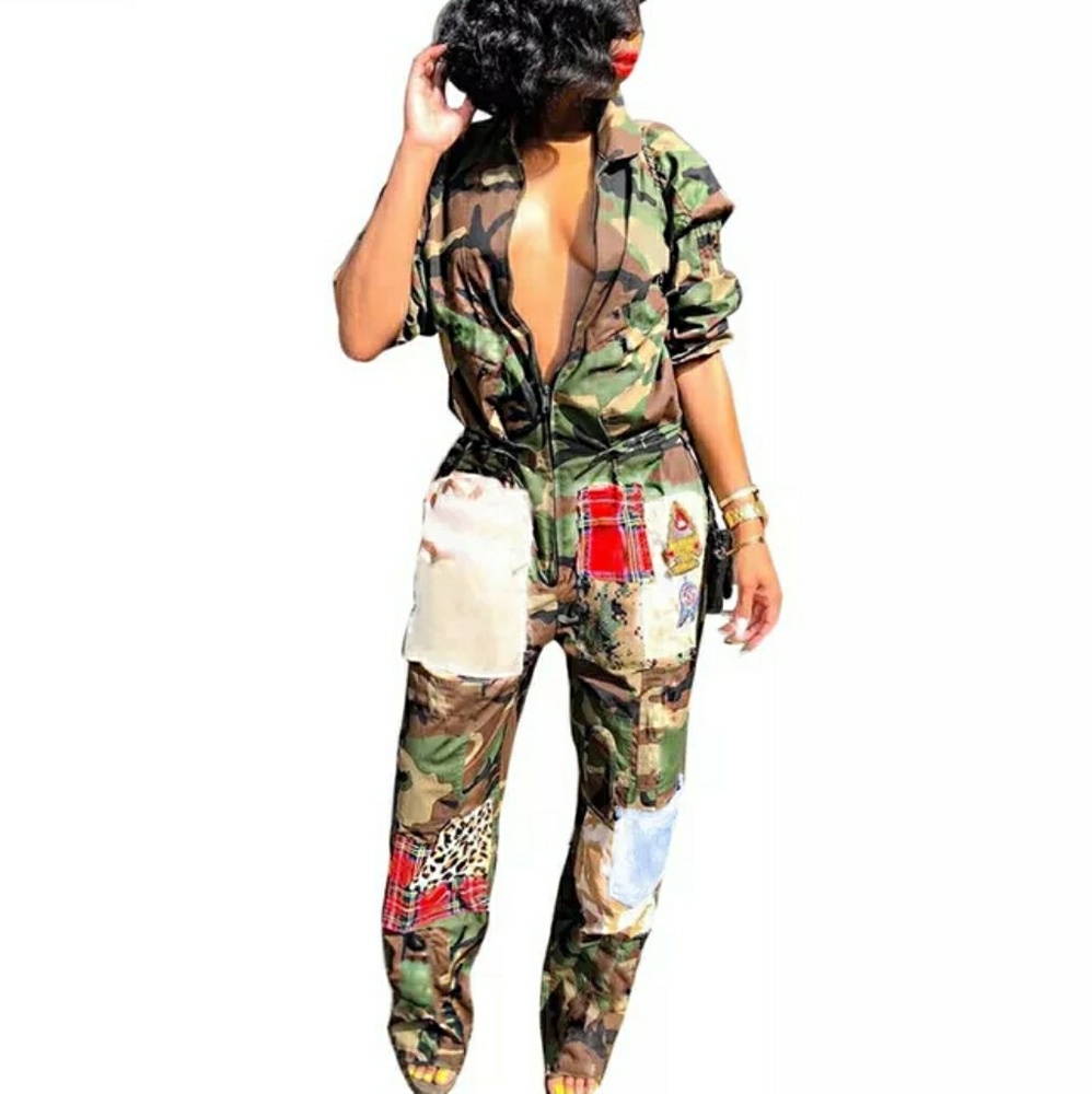Camouflage Jumpsuit